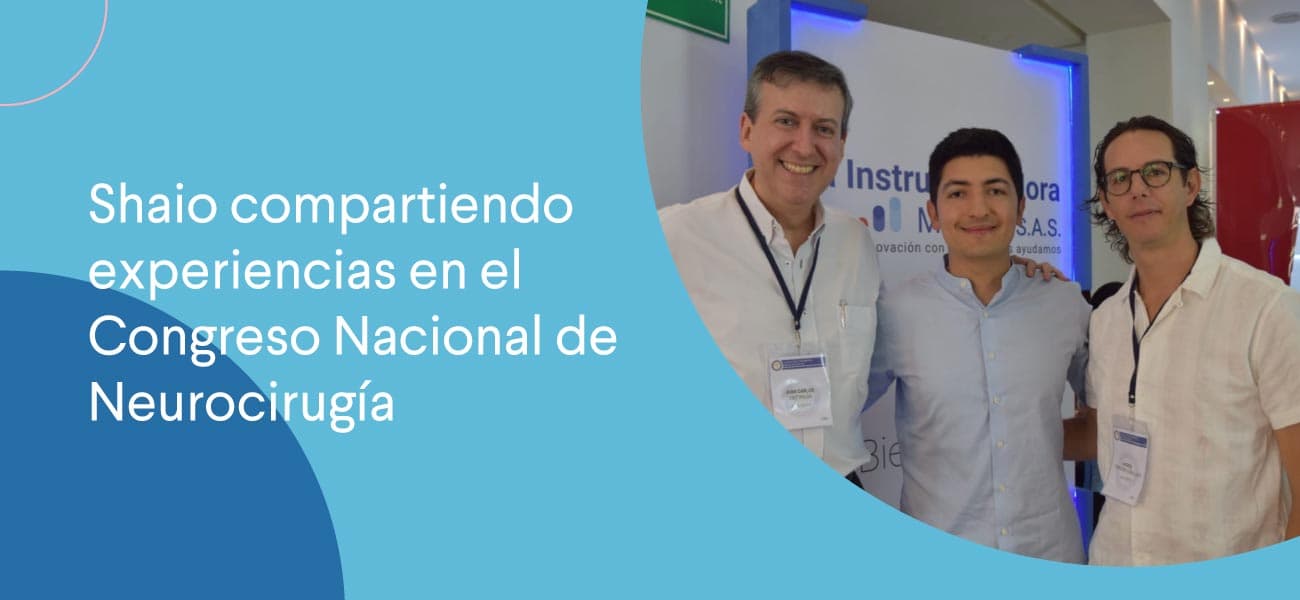 banner prensa: Shaio compartiendo experiencias en el Congreso Nacional de Neurocirugía